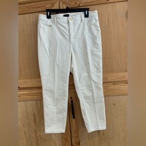 TALBOTS off White Corduroy Jegging Pants Sz 12P